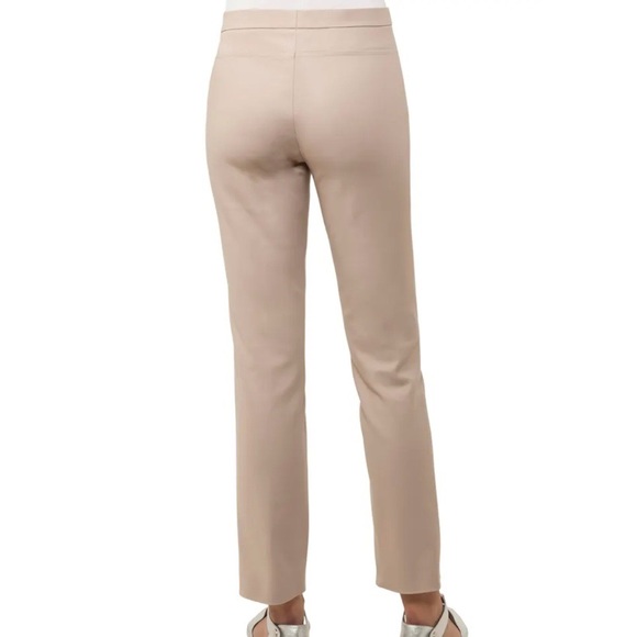 Akris Punto Pants Franca Mid-Rise Crop Pants Light Brown (Khaki/Tan) Sz 12 NWT - Picture 3 of 16